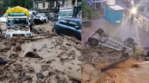हिमाचल के मंडी में फटा बादल, भारी बारिश से तबाही — 3 की मौत, कई लापता, घर और गाड़ियां मलबे में दबे