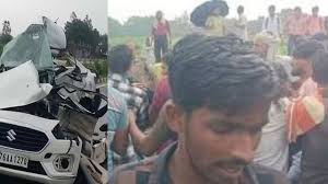 यूपी: ट्राले की टक्कर से भीषण सड़क हादसा, एक ही परिवार के पांच लोगों की मौत, मासूम बच्ची गंभीर रूप से घायल